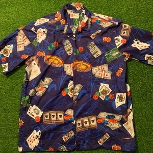 Hilo Hattie Casino Theme polo shirt size size |XL